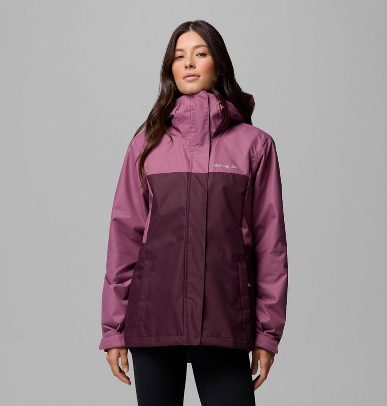 Women's Hikebound II 3-In-1 Waterproof Jacket, Color: Antique Mauve, Moonvista, image 1