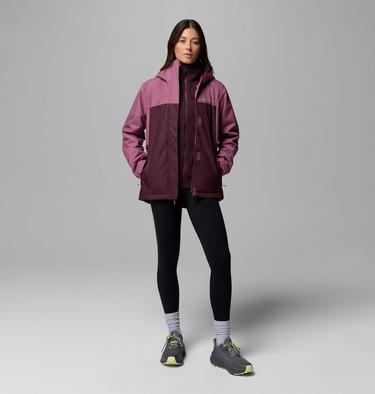 Women's Hikebound II Interchange Jacket, Color: Antique Mauve, Moonvista, image 4
