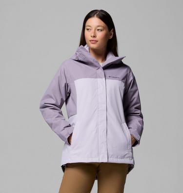 Chaqueta impermeable 3 en 1 Hikebound II para mujer, Color: Shale Purple, Lavender Pearl, image 1