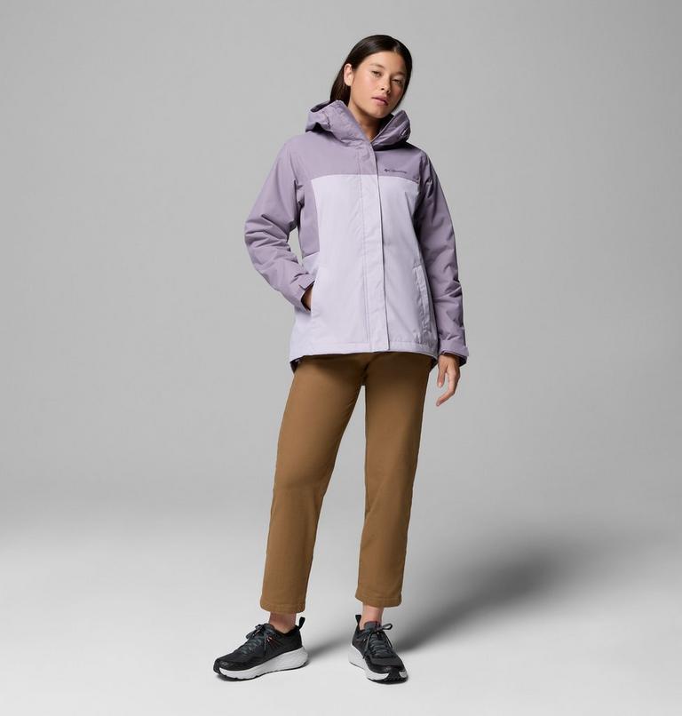 Women's Hikebound II 3-In-1 Waterproof Jacket, Color: Shale Purple, Lavender Pearl, image 2