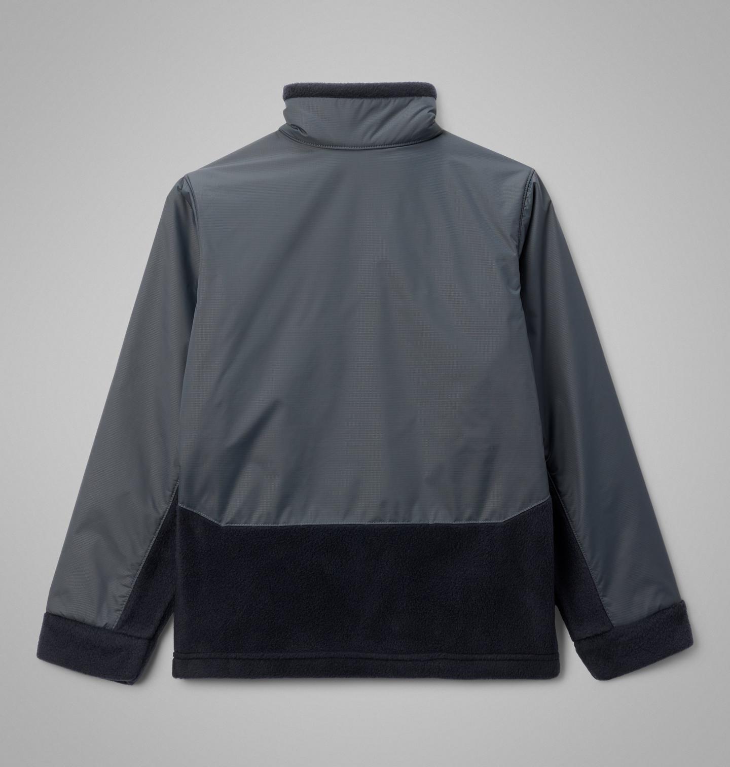 Куртка Columbia Steens Mt II Overlay Fleece Jacket для мальчиков, цвет: Чёрный / Grill — фото 2