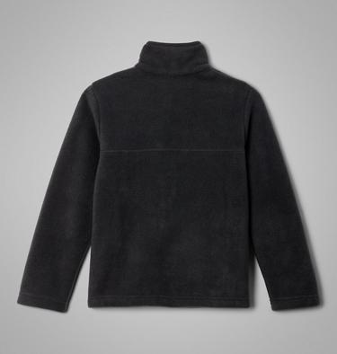 Youth Steens Mountain II Half Snap Fleece, Color: Black, image 10
