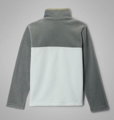 Youth Steens Mountain II Half Snap Fleece, Color: Tea Light, Sedona Sage, Safari, image 6