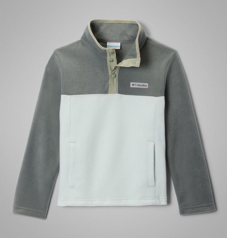 Youth Steens Mountain II Half Snap Fleece, Color: Tea Light, Sedona Sage, Safari, image 1