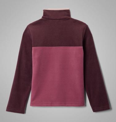 Youth Steens Mountain II Half Snap Fleece, Color: Antique Mauve, Moonvista, Mineral Pink, image 10