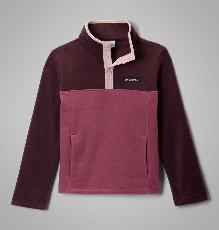 Youth Steens Mountain II Half Snap Fleece, Color: Antique Mauve, Moonvista, Mineral Pink, image 1