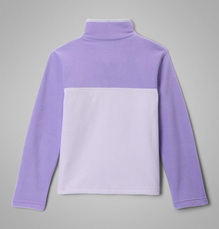 Youth Steens Mountain II Half Snap Fleece, Color: Purple Tint, Paisley Purple, image 2