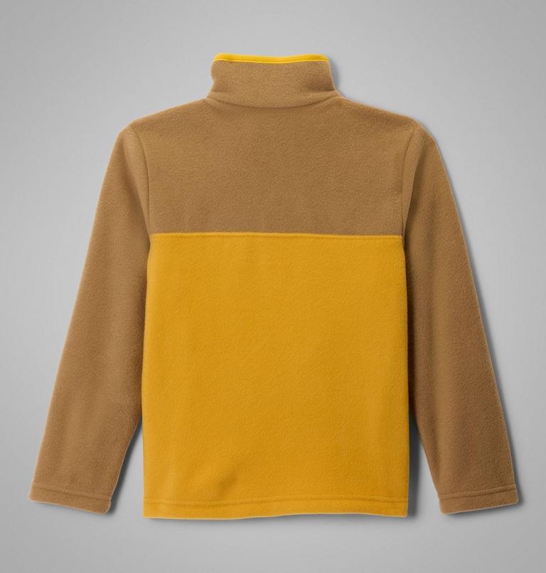 Youth Steens Mountain II Half Snap Fleece, Color: Squash, Delta, Stinger, image 2