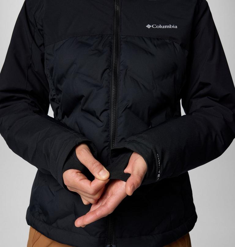 Women's Grand Trek III Waterproof Hooded Down Jacket, Color: Black, image 6
