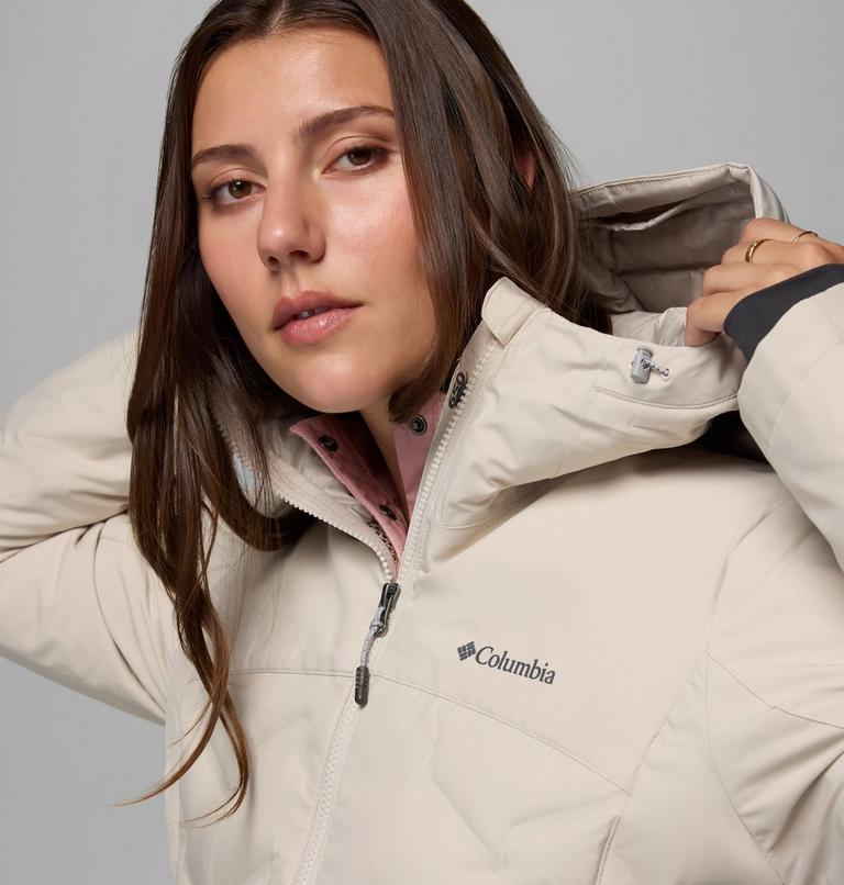 Women's Grand Trek III Waterproof Hooded Down Jacket, Color: Dark Stone, image 6
