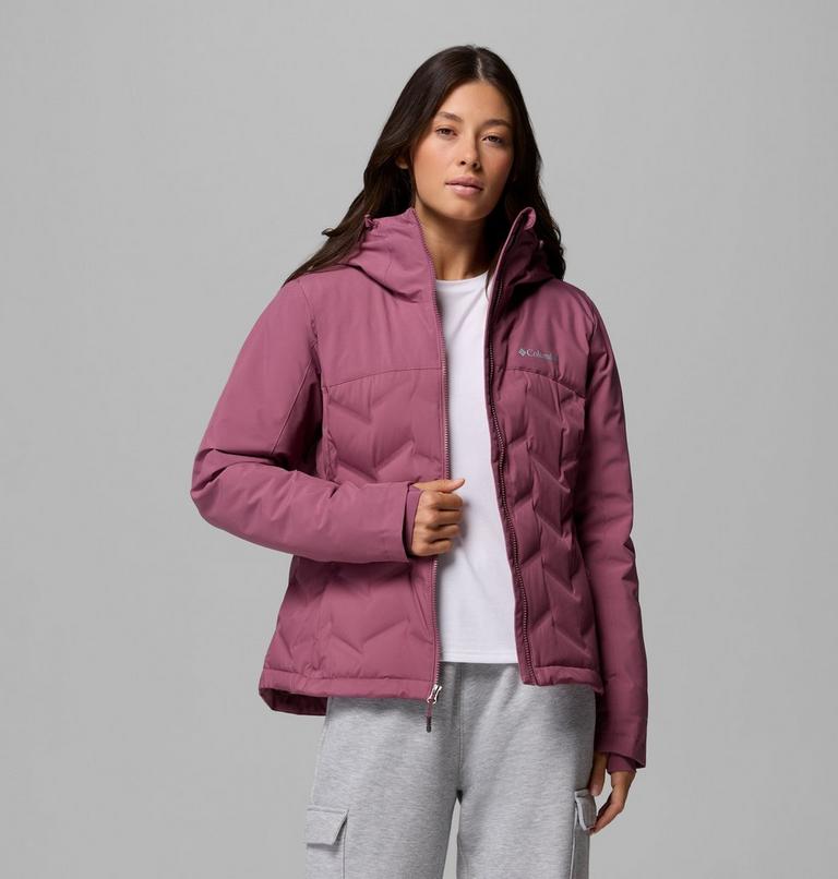 Women's Grand Trek III Waterproof Hooded Down Jacket, Color: Antique Mauve, image 5