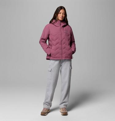 Women's Grand Trek III Waterproof Hooded Down Jacket, Color: Antique Mauve, image 2