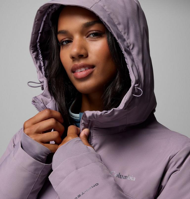 Chaqueta impermeable de plumón con capucha Grand Trek III para mujer, Color: Shale Purple, image 9