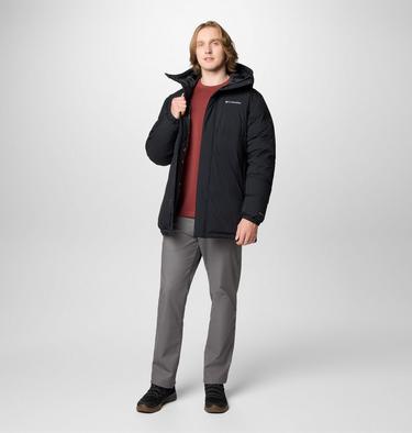 Men's Aldercrest II Hooded Down Parka, Color: Black, image 3