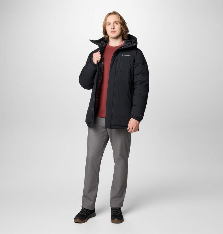 Men's Aldercrest II Down Parka, Color: Black, image 3