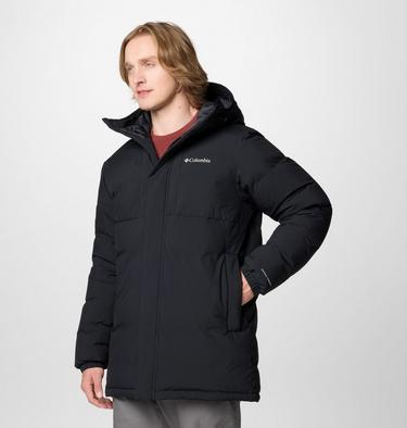 Men's Aldercrest II Hooded Down Parka, Color: Black, image 4