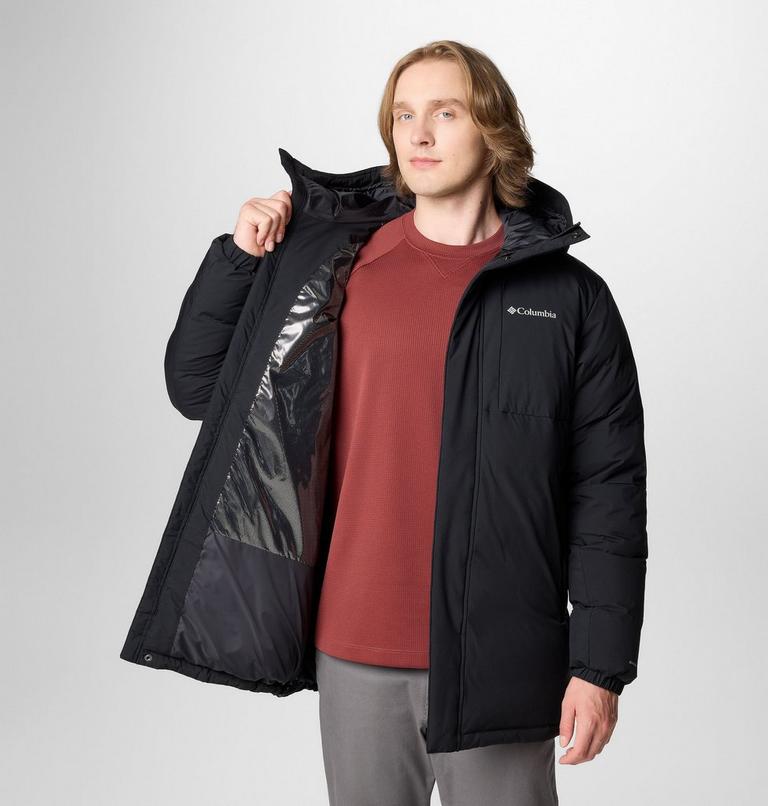 Men's Aldercrest II Down Parka, Color: Black, image 6