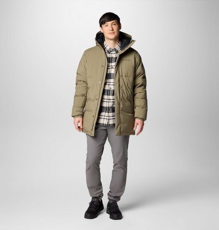 Men's Aldercrest II Down Parka, Color: Stone Green, image 3