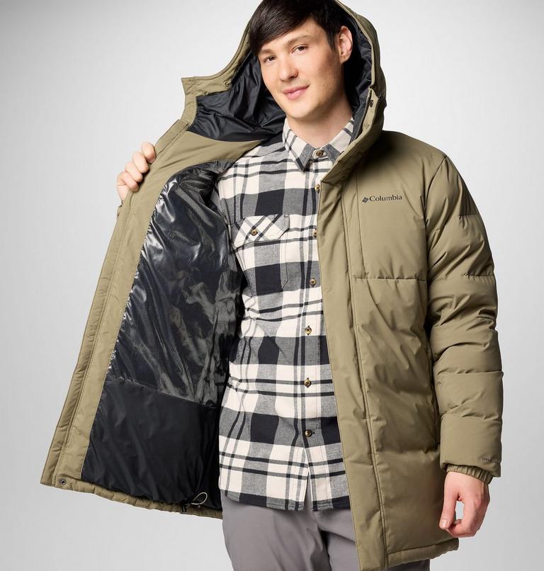Men's Aldercrest II Down Parka, Color: Stone Green, image 6