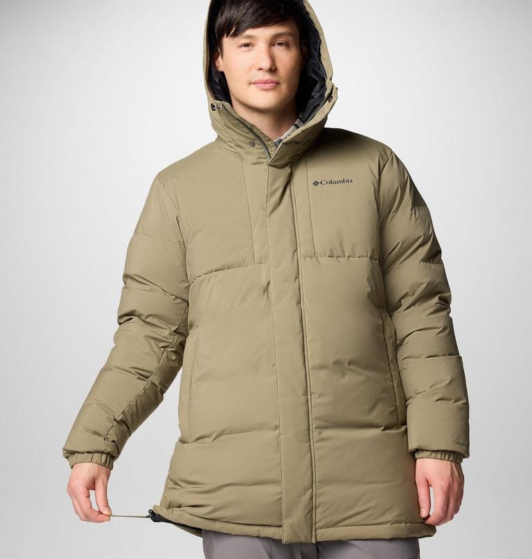 Men's Aldercrest II Down Parka, Color: Stone Green, image 7