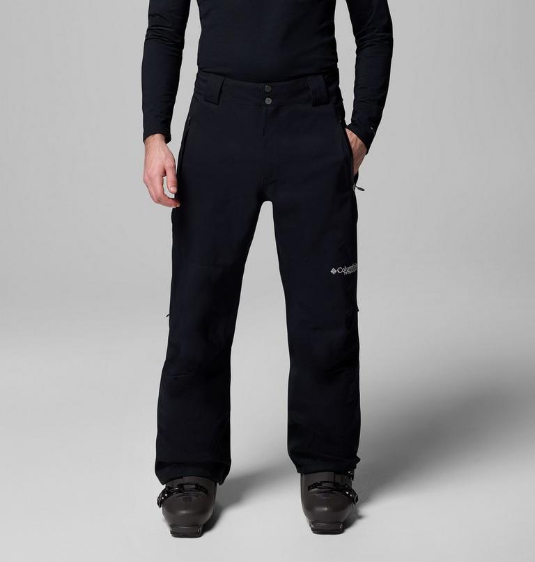 Men's Platinum Peak II 3L Waterproof Ski Trousers, Color: Black, image 1