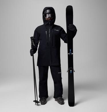 Men's Platinum Peak II 3L Waterproof Ski Trousers, Color: Black, image 4