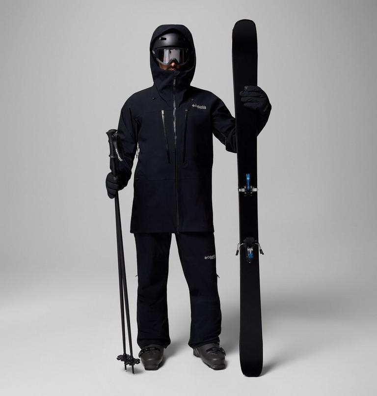 Men's Platinum Peak II 3L Waterproof Ski Trousers, Color: Black, image 2