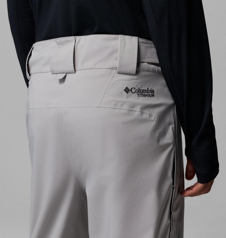 Men's Platinum Peak II 3L Waterproof Ski Trousers, Color: Flint Grey, Black, image 7
