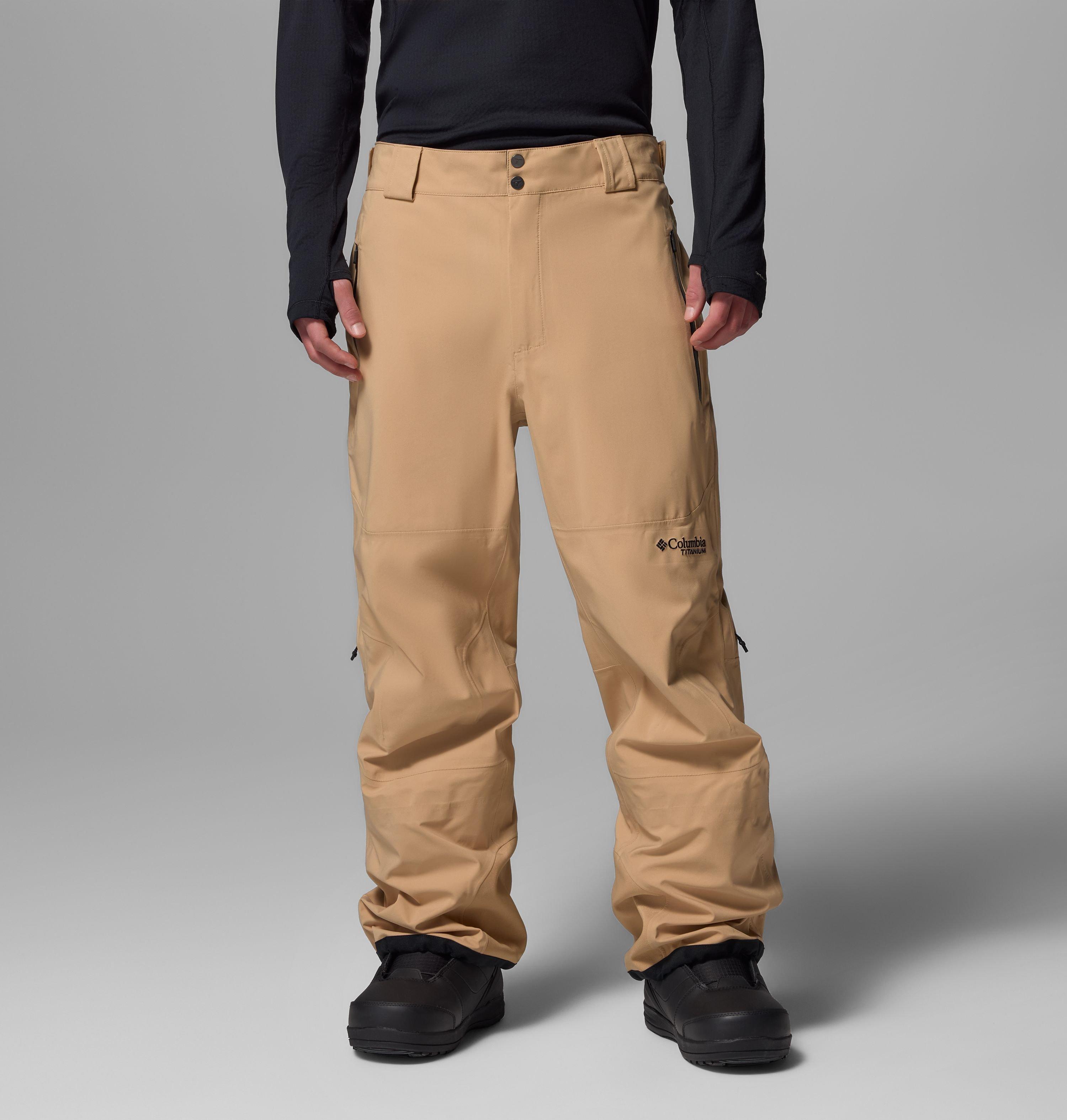 Columbia Sportswear Men's Brown Columbia - Platinum Peak™ Ii 3L Waterproof Ski Trousers - Canoe Extra Large