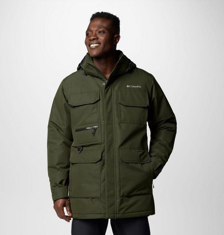 Parka impermeable Landroamer II para hombre, Color: Greenscape, image 1