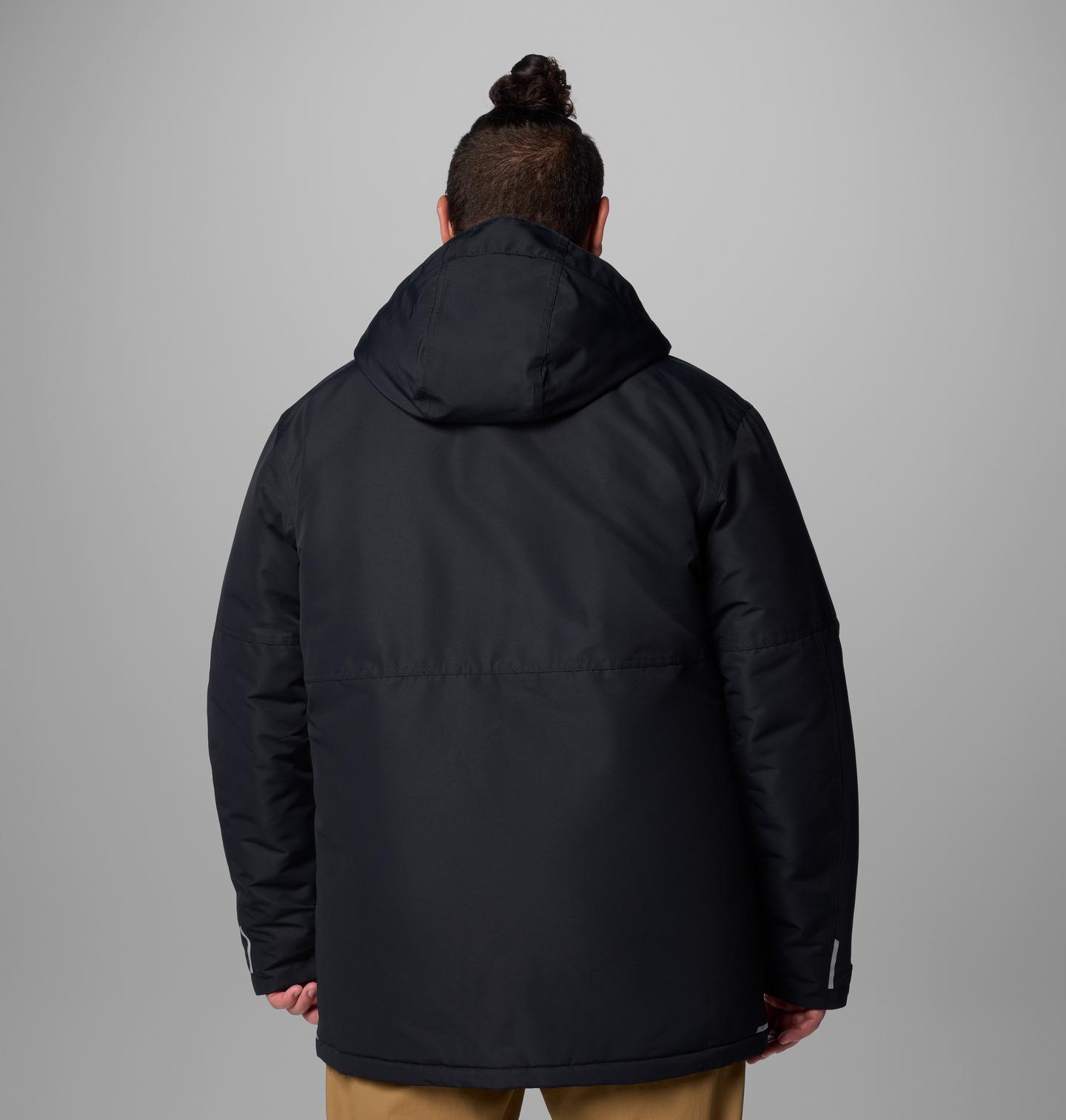 Мужская куртка Columbia Landroamer II Parka - Big, цвет: Чёрный — фото 2