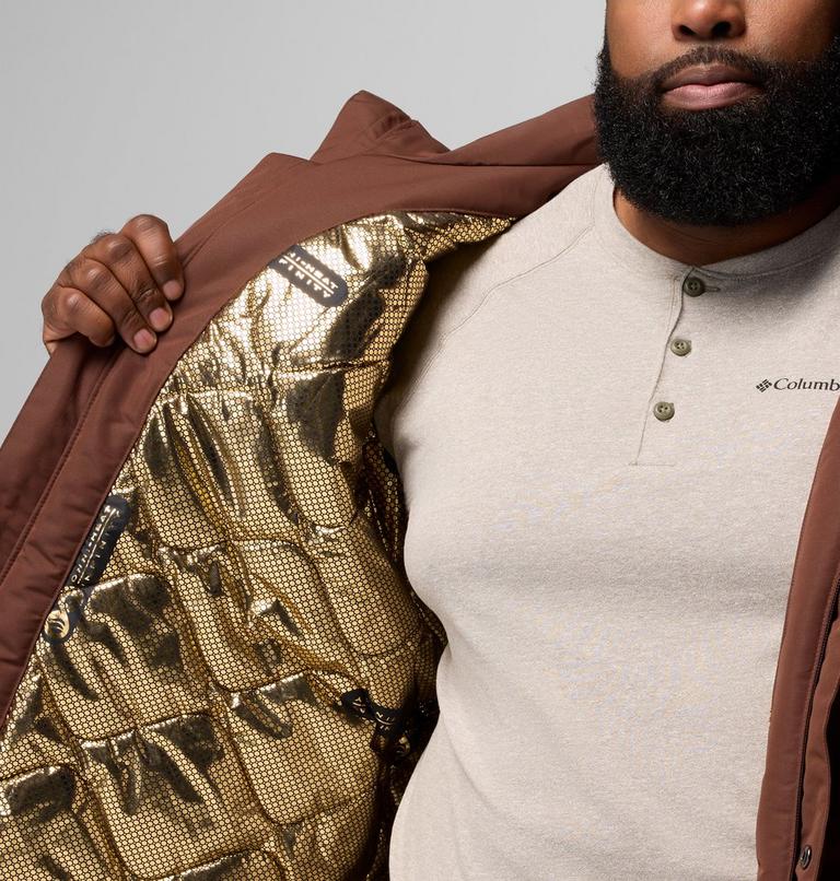 Men's Landroamer II Waterproof Hooded Parka - Extended Size, Color: Tobacco, image 6