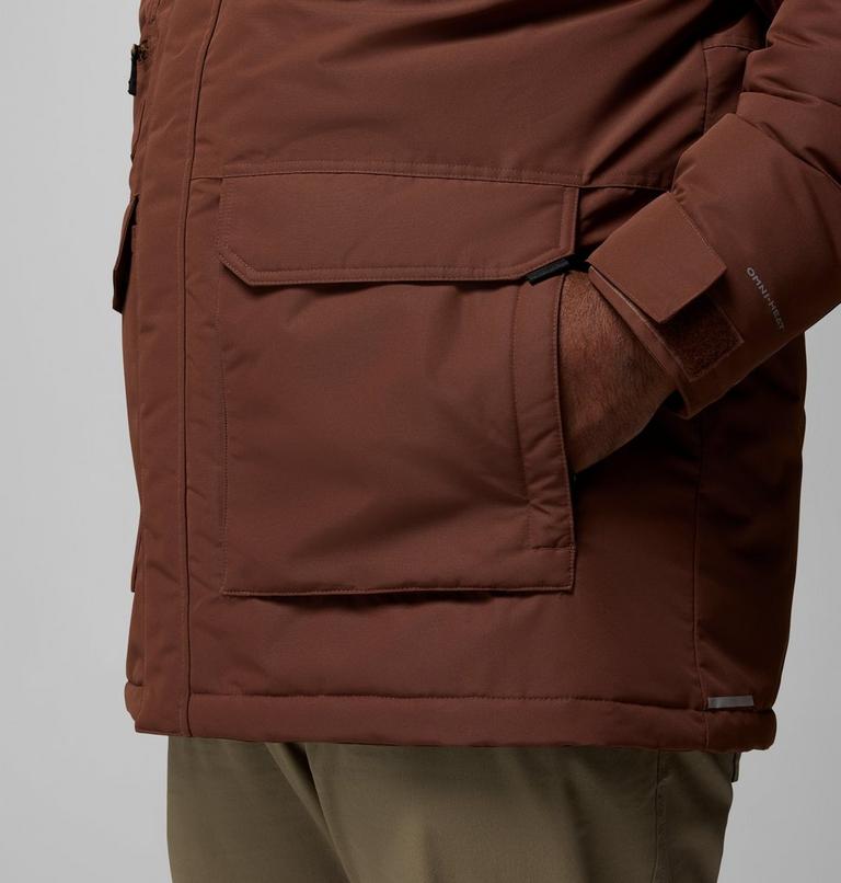 Men's Landroamer II Waterproof Hooded Parka - Extended Size, Color: Tobacco, image 8