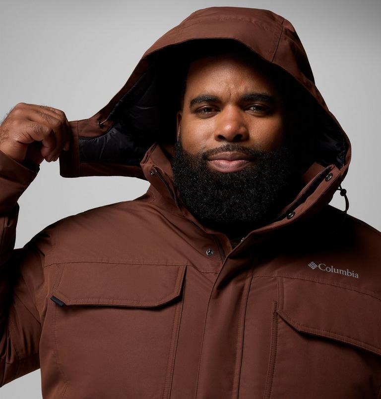 Men's Landroamer II Waterproof Hooded Parka - Extended Size, Color: Tobacco, image 10