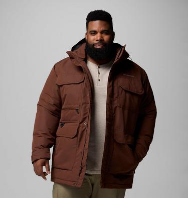 Men's Landroamer II Waterproof Hooded Parka - Extended Size, Color: Tobacco, image 1