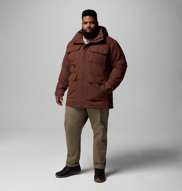 Men's Landroamer II Waterproof Hooded Parka - Extended Size, Color: Tobacco, image 2