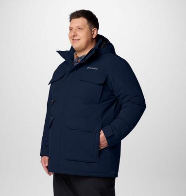 Men's Landroamer II Waterproof Hooded Parka - Extended Size, Color: Collegiate Navy, image 4