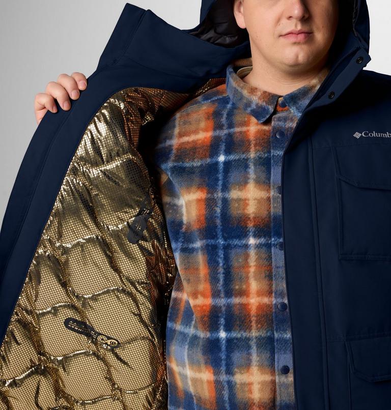 Men's Landroamer II Waterproof Hooded Parka - Extended Size, Color: Collegiate Navy, image 6