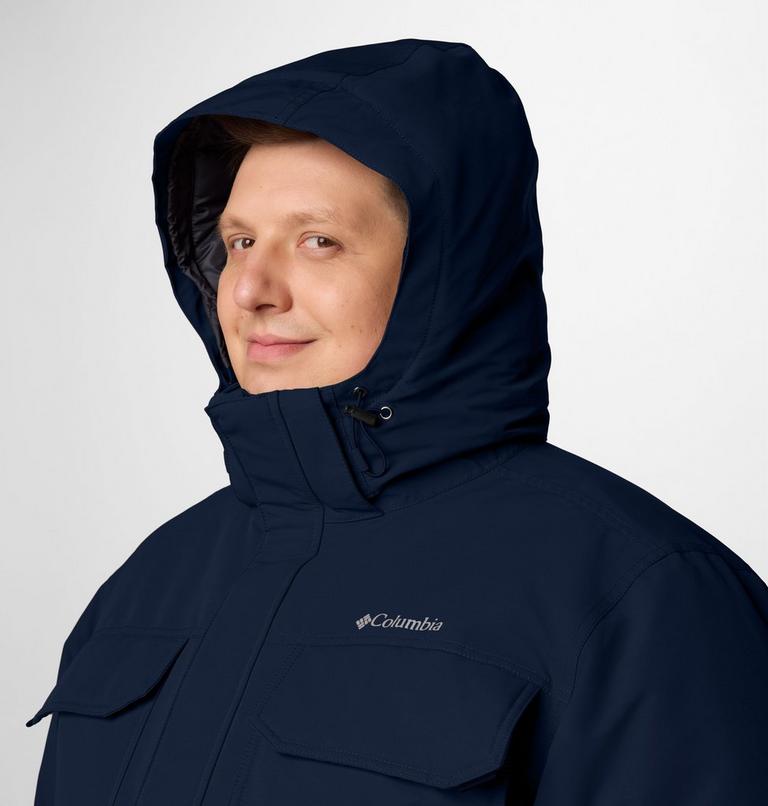 Men's Landroamer II Waterproof Hooded Parka - Extended Size, Color: Collegiate Navy, image 8