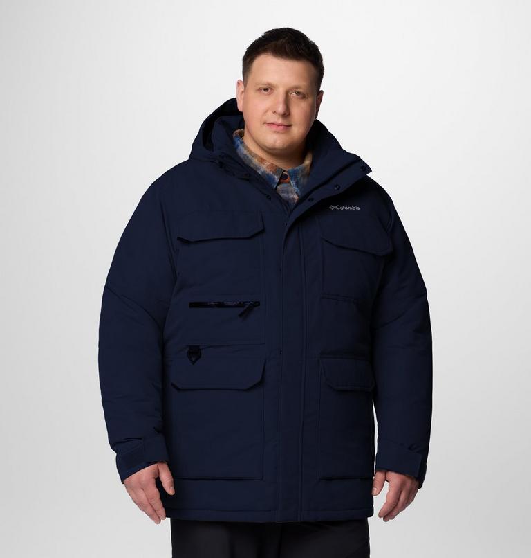Men's Landroamer II Waterproof Hooded Parka - Extended Size, Color: Collegiate Navy, image 1