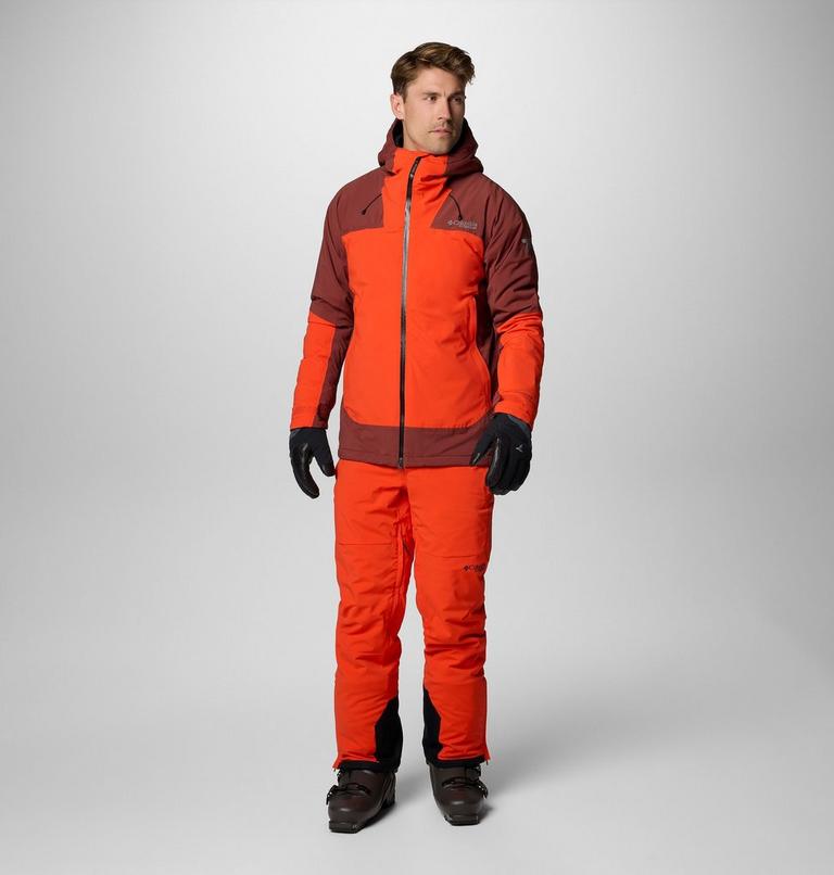 Pantalones de esquí impermeables y aislantes Cirque Bowl para hombre, Color: Spicy, image 3