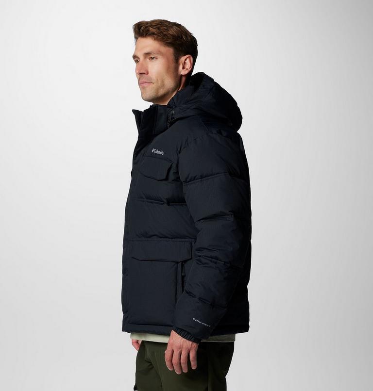 Men's Landroamer Hooded Puffer Jacket, Color: Black, image 4