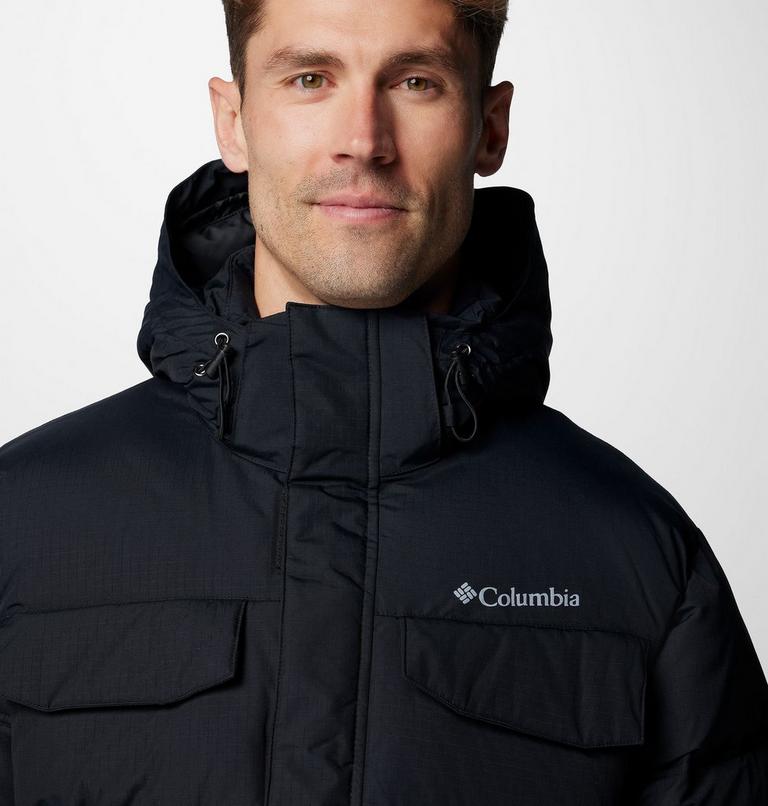 Men's Landroamer Hooded Puffer Jacket, Color: Black, image 5