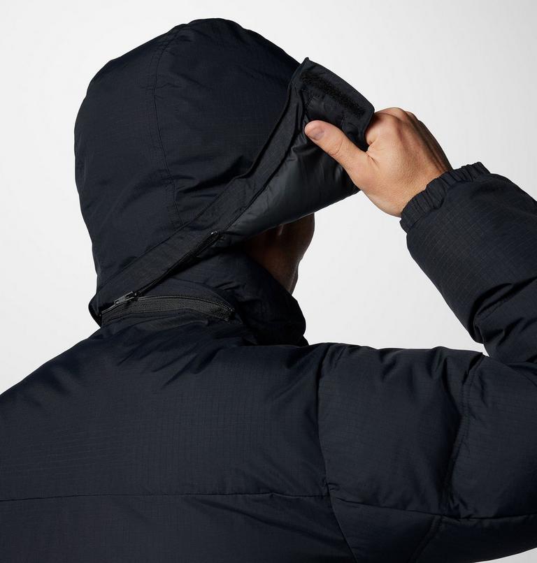 Men's Landroamer Hooded Puffer Jacket, Color: Black, image 7