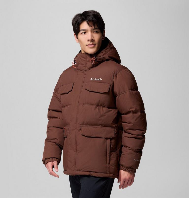 Men's Landroamer Hooded Puffer Jacket, Color: Tobacco, image 4