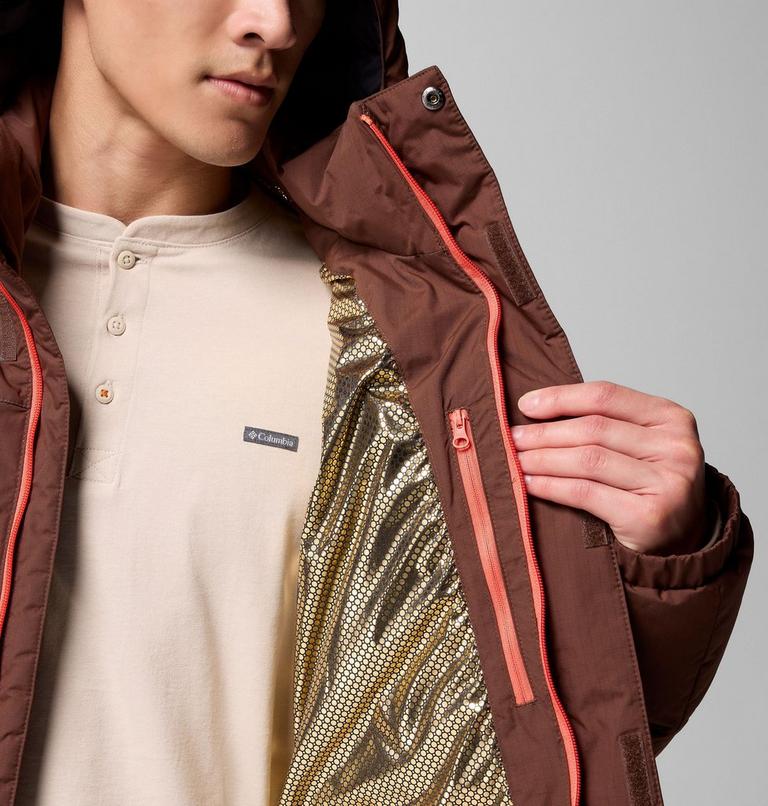 Men's Landroamer Hooded Puffer Jacket, Color: Tobacco, image 6