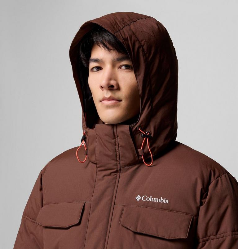 Men's Landroamer Hooded Puffer Jacket, Color: Tobacco, image 7
