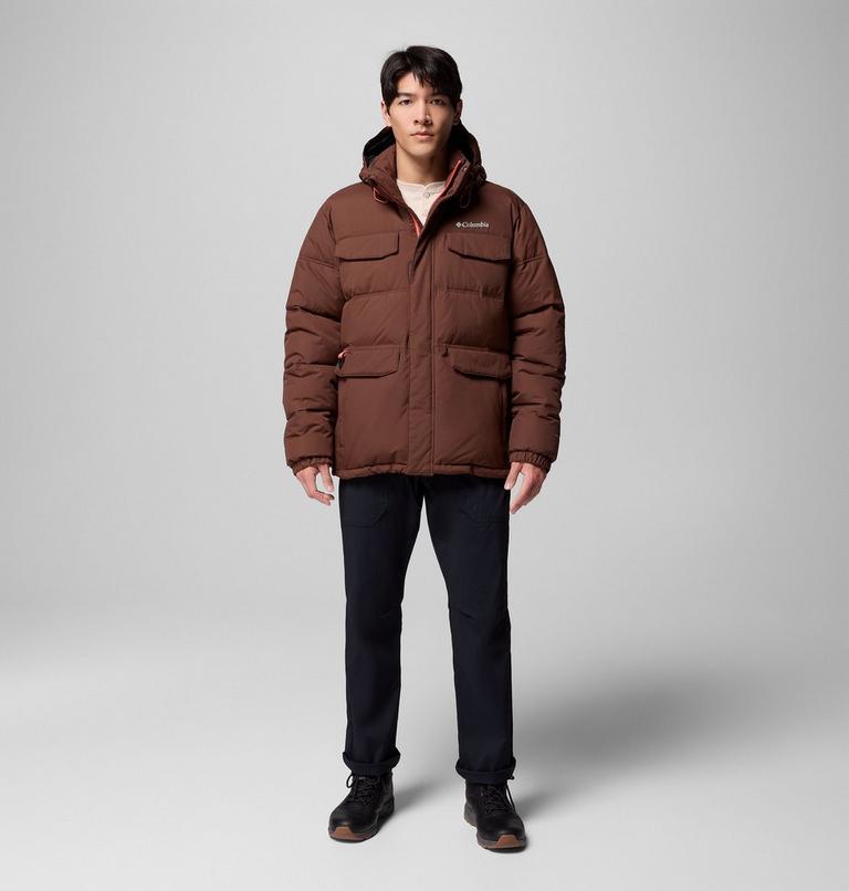 Men's Landroamer Hooded Puffer Jacket, Color: Tobacco, image 2