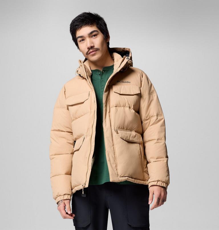Men's Landroamer Hooded Puffer Jacket, Color: Canoe, image 10