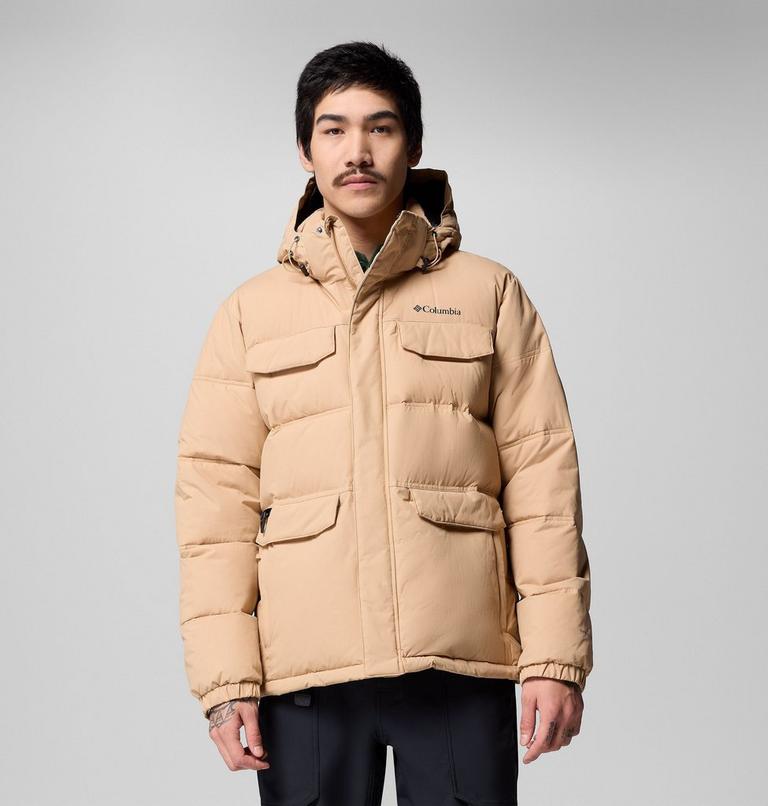 Men's Landroamer Hooded Puffer Jacket, Color: Canoe, image 1
